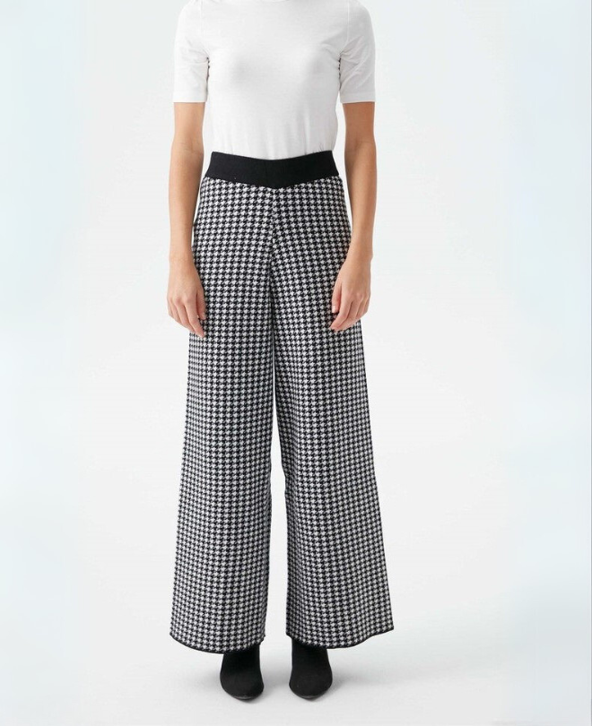 Pantalon en Laine avec motif